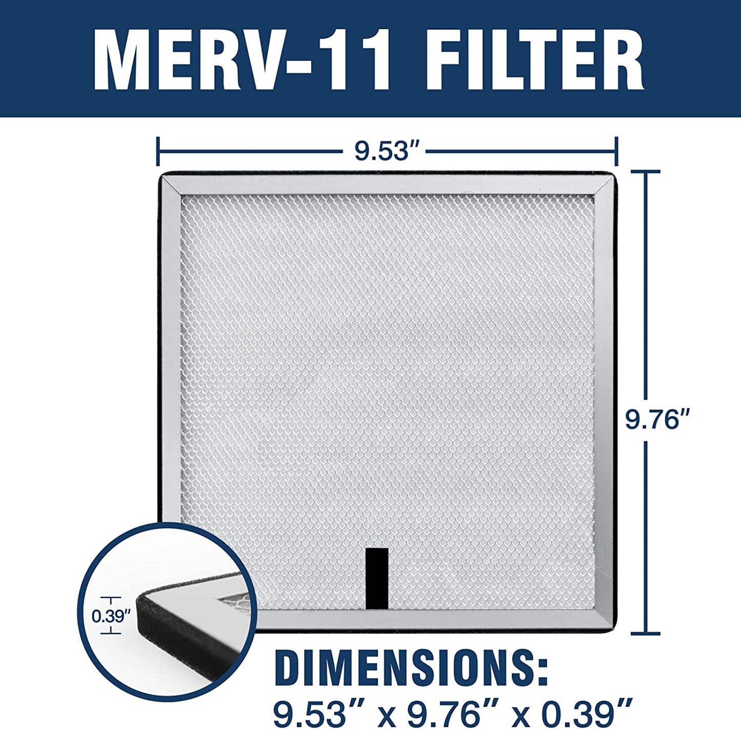 Denwenny MERV-11 for Crawl Space Basement Dehumidifiers D50 Series (2 Pack)